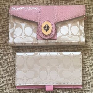 Coach Wallet Pink/Brown